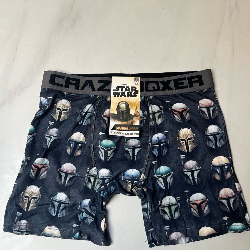 NWT mandelorian crazy boxers